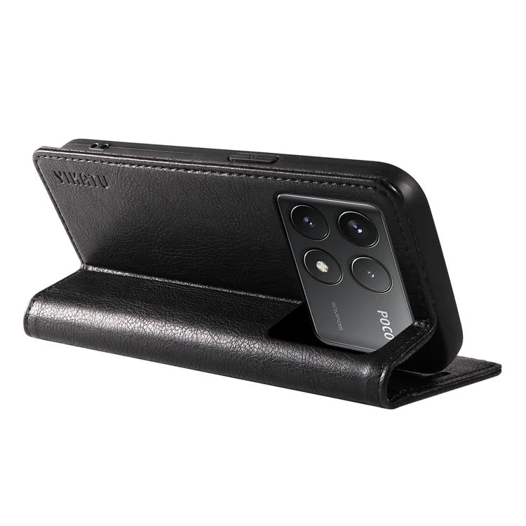 YIKATU YK-006 For Xiaomi Redmi K70 5G / K70 Pro 5G / Poco F6 Pro 5G Case Leather Phone Cover Strong Magnetic Closure