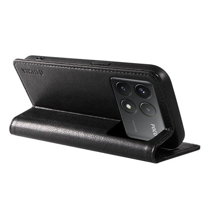 YIKATU YK-006 For Xiaomi Redmi K70 5G / K70 Pro 5G / Poco F6 Pro 5G Case Leather Phone Cover Strong Magnetic Closure
