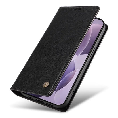 YIKATU YK-006 For Xiaomi Redmi K70 5G / K70 Pro 5G / Poco F6 Pro 5G Case Leather Phone Cover Strong Magnetic Closure