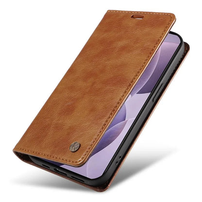 YIKATU YK-006 For Xiaomi Redmi K70 5G / K70 Pro 5G / Poco F6 Pro 5G Case Leather Phone Cover Strong Magnetic Closure