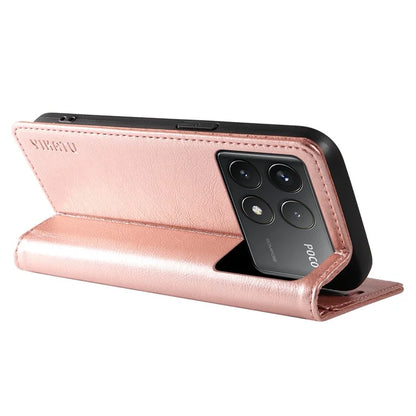 YIKATU YK-006 For Xiaomi Redmi K70 5G / K70 Pro 5G / Poco F6 Pro 5G Case Leather Phone Cover Strong Magnetic Closure