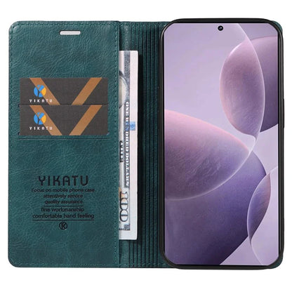 YIKATU YK-006 For Xiaomi Redmi K70 5G / K70 Pro 5G / Poco F6 Pro 5G Case Leather Phone Cover Strong Magnetic Closure