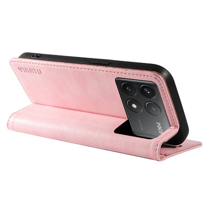 YIKATU YK-006 For Xiaomi Redmi K70 5G / K70 Pro 5G / Poco F6 Pro 5G Case Leather Phone Cover Strong Magnetic Closure