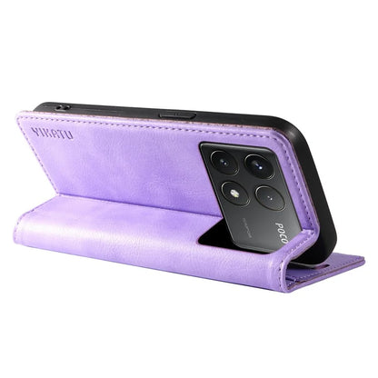YIKATU YK-006 For Xiaomi Redmi K70 5G / K70 Pro 5G / Poco F6 Pro 5G Case Leather Phone Cover Strong Magnetic Closure