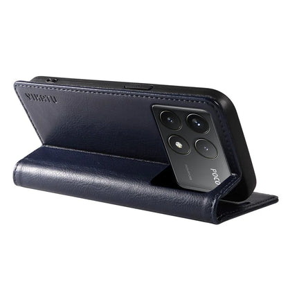 YIKATU YK-006 For Xiaomi Redmi K70 5G / K70 Pro 5G / Poco F6 Pro 5G Case Leather Phone Cover Strong Magnetic Closure