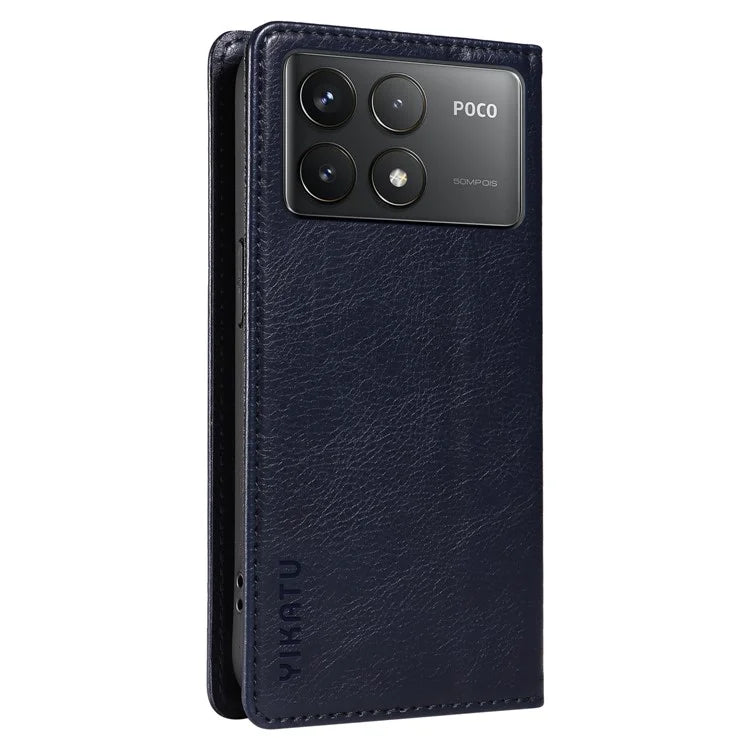 YIKATU YK-006 For Xiaomi Redmi K70 5G / K70 Pro 5G / Poco F6 Pro 5G Case Leather Phone Cover Strong Magnetic Closure