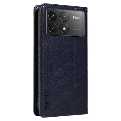 YIKATU YK-006 For Xiaomi Redmi K70 5G / K70 Pro 5G / Poco F6 Pro 5G Case Leather Phone Cover Strong Magnetic Closure