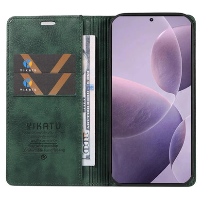 YIKATU YK-006 For Xiaomi Redmi K70 5G / K70 Pro 5G / Poco F6 Pro 5G Case Leather Phone Cover Strong Magnetic Closure
