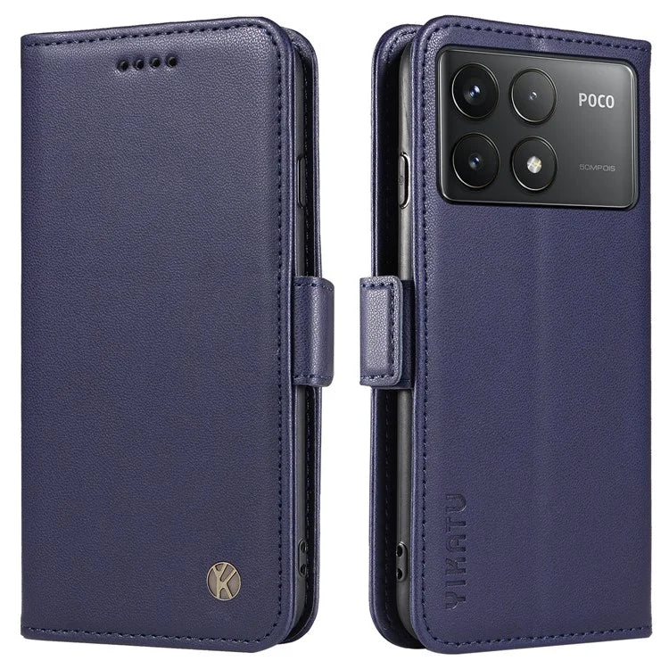 YIKATU YK-003 For Xiaomi Poco F6 Pro 5G / Redmi K70 5G / K70 Pro 5G Wallet Case PU Leather Phone Cover