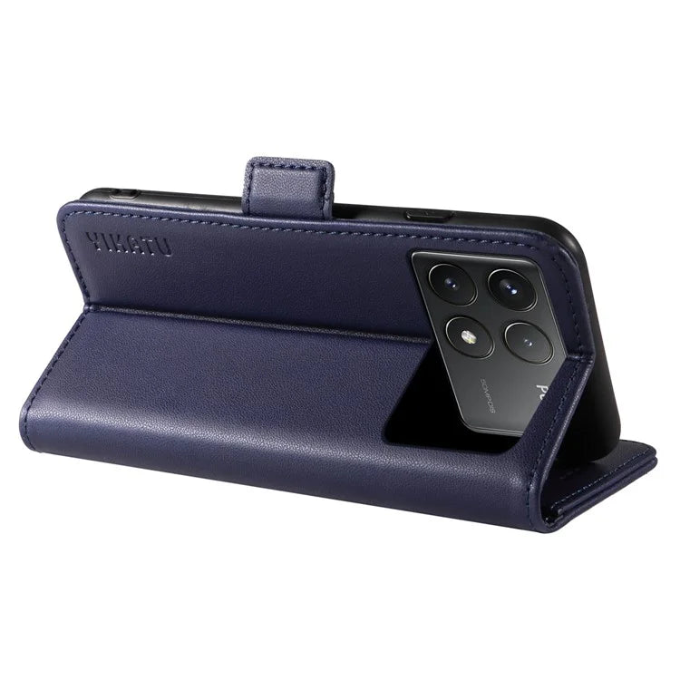 YIKATU YK-003 For Xiaomi Poco F6 Pro 5G / Redmi K70 5G / K70 Pro 5G Wallet Case PU Leather Phone Cover