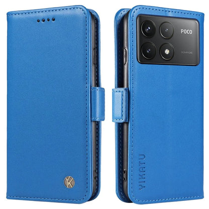 YIKATU YK-003 For Xiaomi Poco F6 Pro 5G / Redmi K70 5G / K70 Pro 5G Wallet Case PU Leather Phone Cover