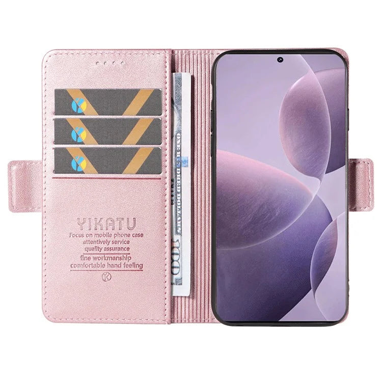 YIKATU YK-003 For Xiaomi Poco F6 Pro 5G / Redmi K70 5G / K70 Pro 5G Wallet Case PU Leather Phone Cover