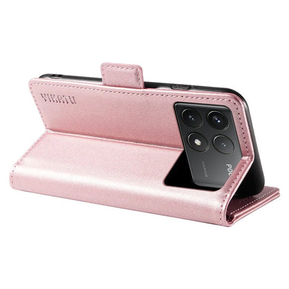 YIKATU YK-003 For Xiaomi Poco F6 Pro 5G / Redmi K70 5G / K70 Pro 5G Wallet Case PU Leather Phone Cover