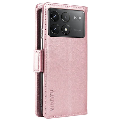 YIKATU YK-003 For Xiaomi Poco F6 Pro 5G / Redmi K70 5G / K70 Pro 5G Wallet Case PU Leather Phone Cover