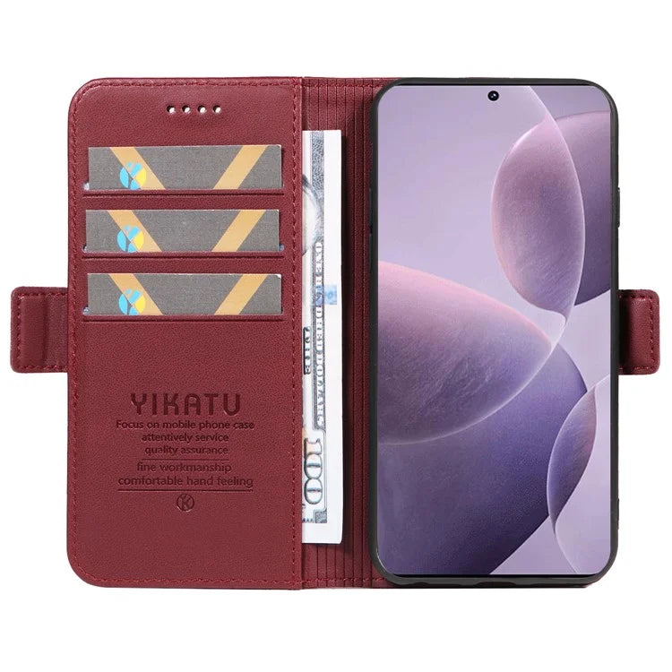 YIKATU YK-003 For Xiaomi Poco F6 Pro 5G / Redmi K70 5G / K70 Pro 5G Wallet Case PU Leather Phone Cover