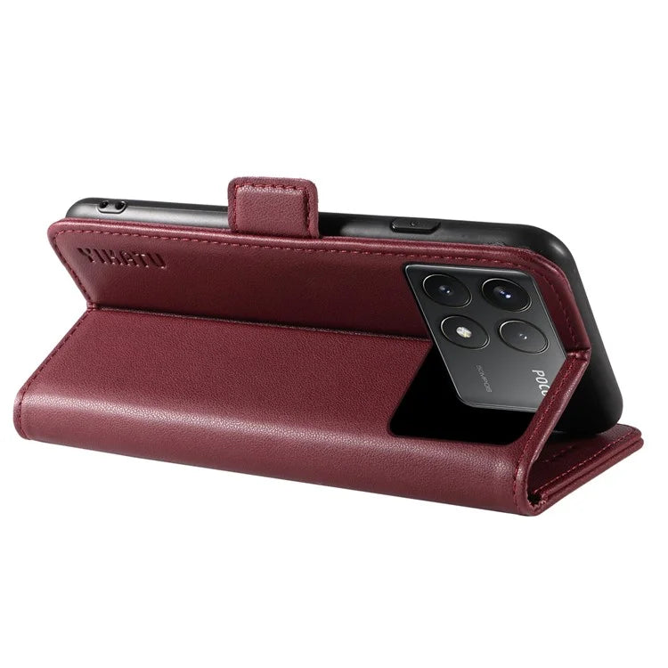 YIKATU YK-003 For Xiaomi Poco F6 Pro 5G / Redmi K70 5G / K70 Pro 5G Wallet Case PU Leather Phone Cover