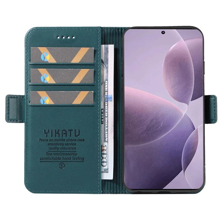 YIKATU YK-003 For Xiaomi Poco F6 Pro 5G / Redmi K70 5G / K70 Pro 5G Wallet Case PU Leather Phone Cover