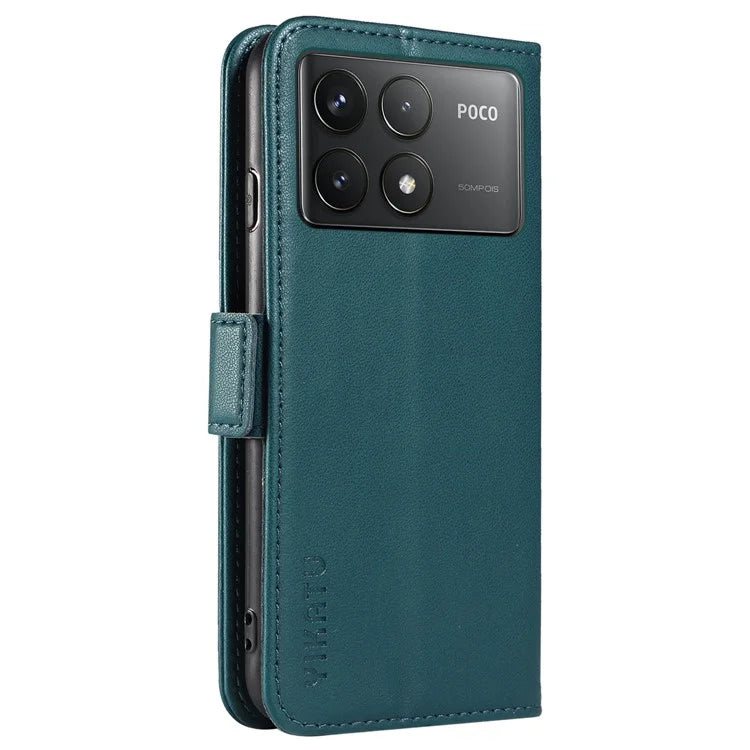 YIKATU YK-003 For Xiaomi Poco F6 Pro 5G / Redmi K70 5G / K70 Pro 5G Wallet Case PU Leather Phone Cover
