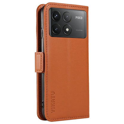 YIKATU YK-003 For Xiaomi Poco F6 Pro 5G / Redmi K70 5G / K70 Pro 5G Wallet Case PU Leather Phone Cover