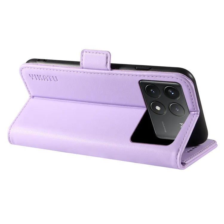 YIKATU YK-003 For Xiaomi Poco F6 Pro 5G / Redmi K70 5G / K70 Pro 5G Wallet Case PU Leather Phone Cover