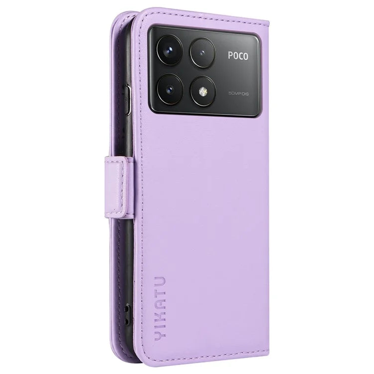 YIKATU YK-003 For Xiaomi Poco F6 Pro 5G / Redmi K70 5G / K70 Pro 5G Wallet Case PU Leather Phone Cover