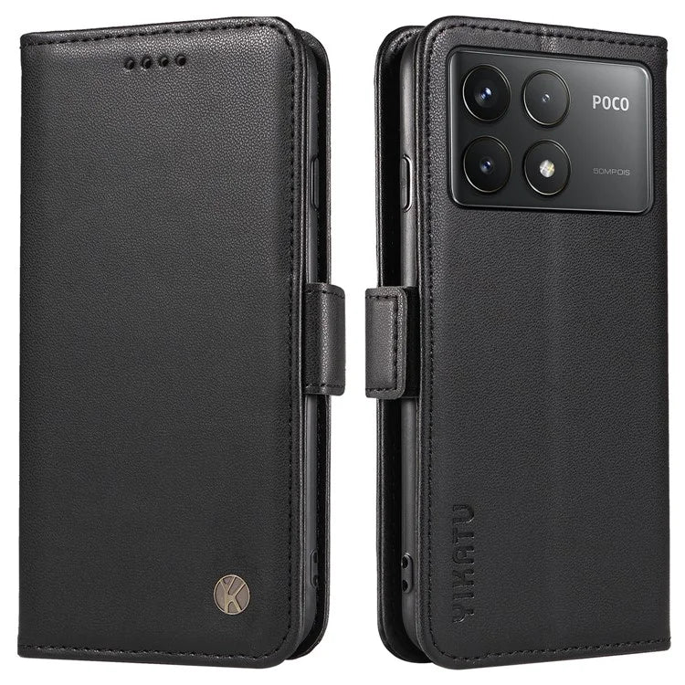 YIKATU YK-003 For Xiaomi Poco F6 Pro 5G / Redmi K70 5G / K70 Pro 5G Wallet Case PU Leather Phone Cover