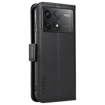 YIKATU YK-003 For Xiaomi Poco F6 Pro 5G / Redmi K70 5G / K70 Pro 5G Wallet Case PU Leather Phone Cover