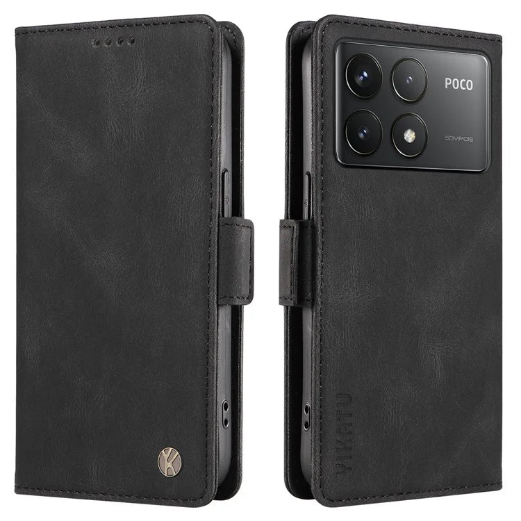 YIKATU YK-005 For Xiaomi Poco F6 Pro 5G / Redmi K70 5G / K70 Pro 5G Case Leather Wallet Phone Cover
