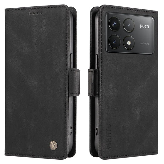 YIKATU YK-005 For Xiaomi Poco F6 Pro 5G / Redmi K70 5G / K70 Pro 5G Case Leather Wallet Phone Cover