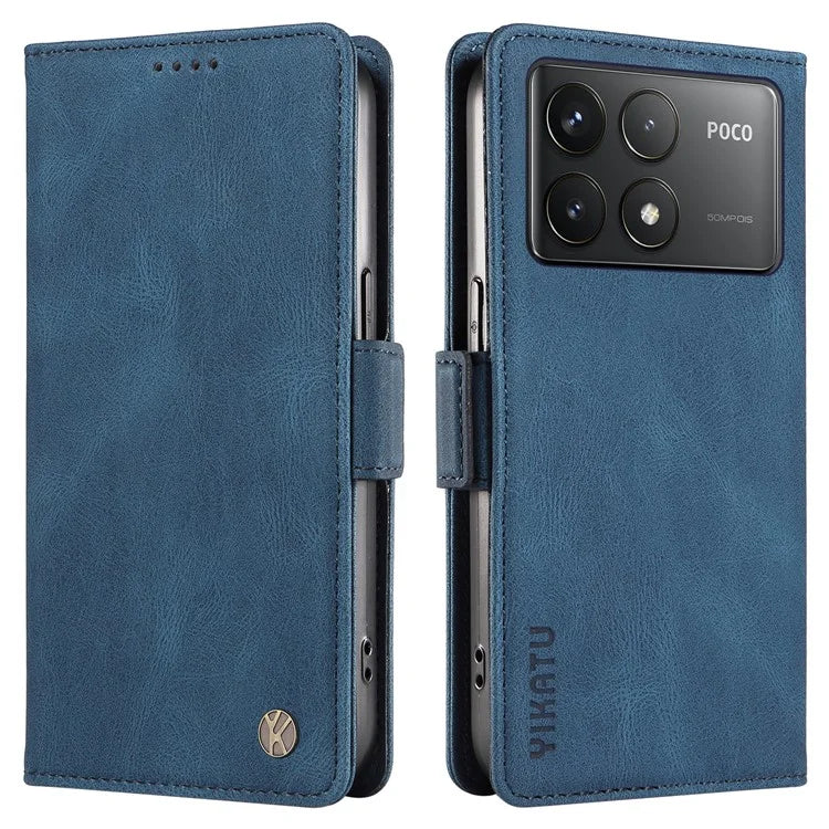 YIKATU YK-005 For Xiaomi Poco F6 Pro 5G / Redmi K70 5G / K70 Pro 5G Case Leather Wallet Phone Cover