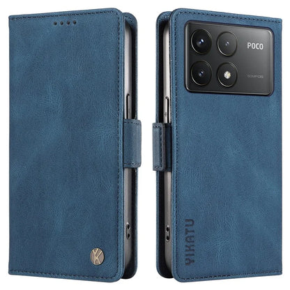 YIKATU YK-005 For Xiaomi Poco F6 Pro 5G / Redmi K70 5G / K70 Pro 5G Case Leather Wallet Phone Cover