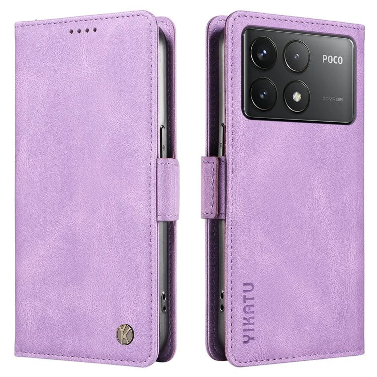 YIKATU YK-005 For Xiaomi Poco F6 Pro 5G / Redmi K70 5G / K70 Pro 5G Case Leather Wallet Phone Cover
