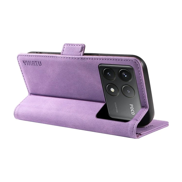 YIKATU YK-005 For Xiaomi Poco F6 Pro 5G / Redmi K70 5G / K70 Pro 5G Case Leather Wallet Phone Cover