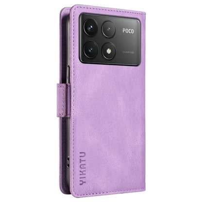 YIKATU YK-005 For Xiaomi Poco F6 Pro 5G / Redmi K70 5G / K70 Pro 5G Case Leather Wallet Phone Cover