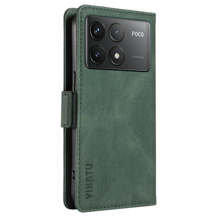 YIKATU YK-005 For Xiaomi Poco F6 Pro 5G / Redmi K70 5G / K70 Pro 5G Case Leather Wallet Phone Cover