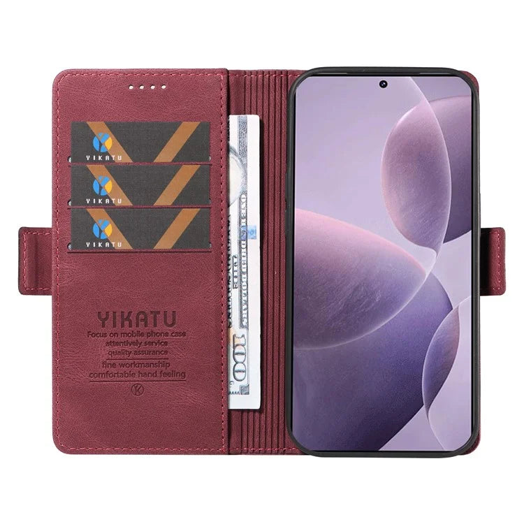 YIKATU YK-005 For Xiaomi Poco F6 Pro 5G / Redmi K70 5G / K70 Pro 5G Case Leather Wallet Phone Cover