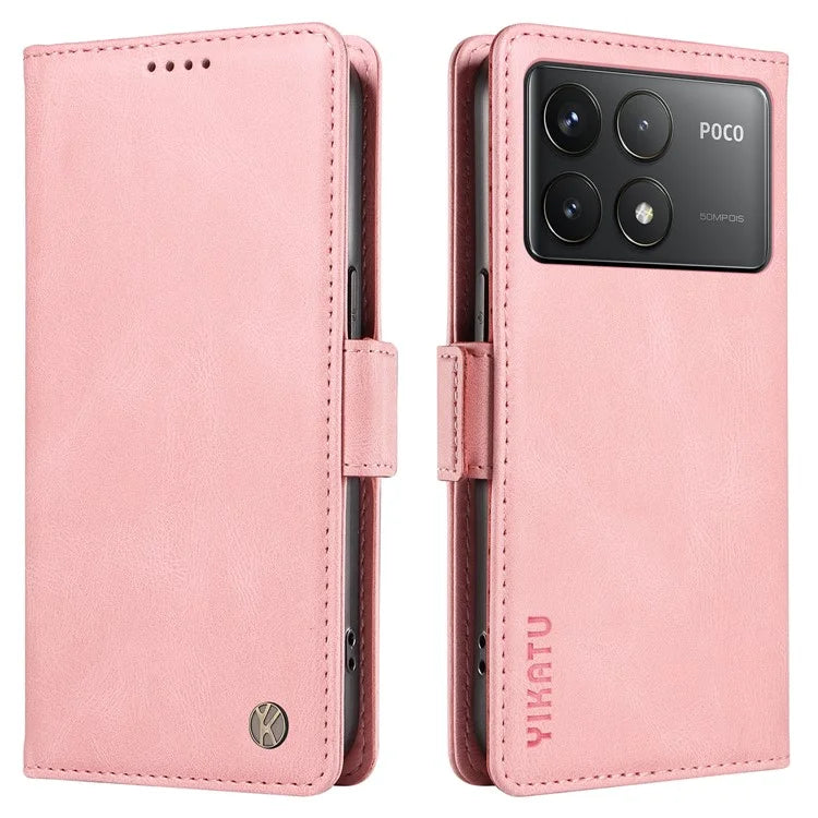 YIKATU YK-005 For Xiaomi Poco F6 Pro 5G / Redmi K70 5G / K70 Pro 5G Case Leather Wallet Phone Cover