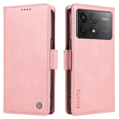 YIKATU YK-005 For Xiaomi Poco F6 Pro 5G / Redmi K70 5G / K70 Pro 5G Case Leather Wallet Phone Cover