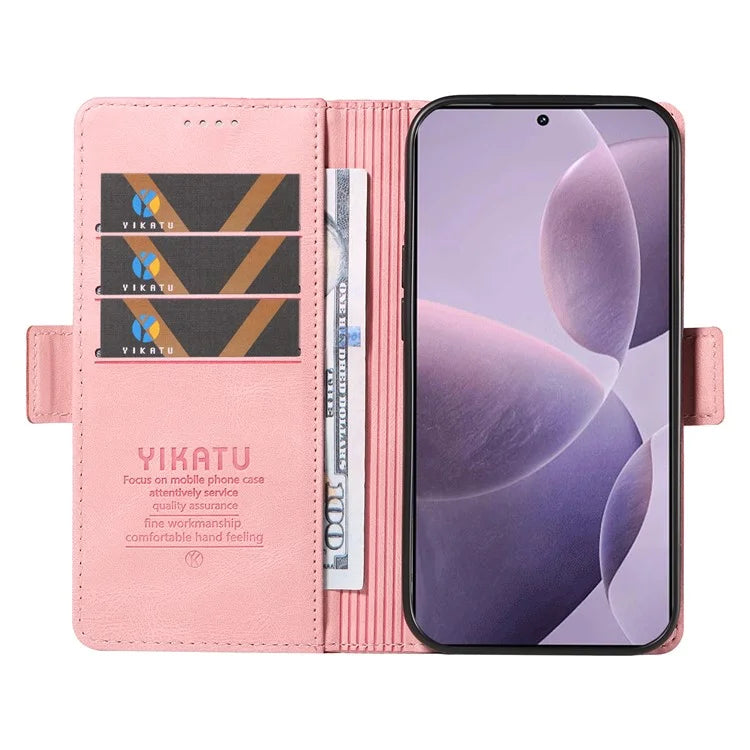 YIKATU YK-005 For Xiaomi Poco F6 Pro 5G / Redmi K70 5G / K70 Pro 5G Case Leather Wallet Phone Cover