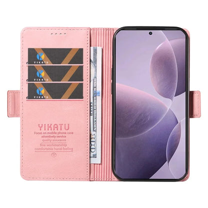 YIKATU YK-005 For Xiaomi Poco F6 Pro 5G / Redmi K70 5G / K70 Pro 5G Case Leather Wallet Phone Cover