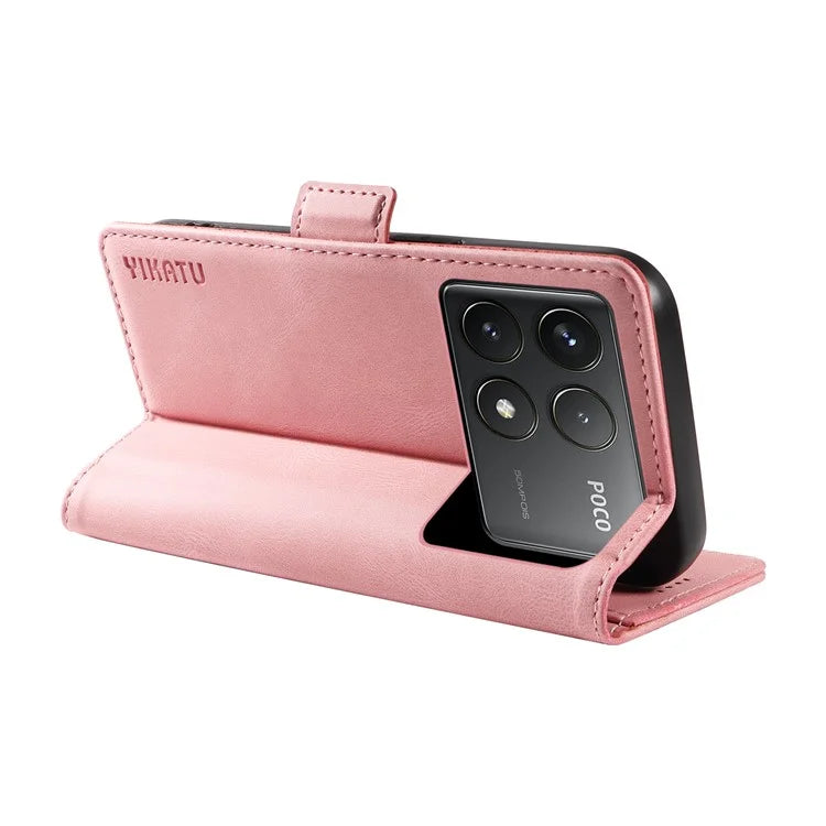 YIKATU YK-005 For Xiaomi Poco F6 Pro 5G / Redmi K70 5G / K70 Pro 5G Case Leather Wallet Phone Cover