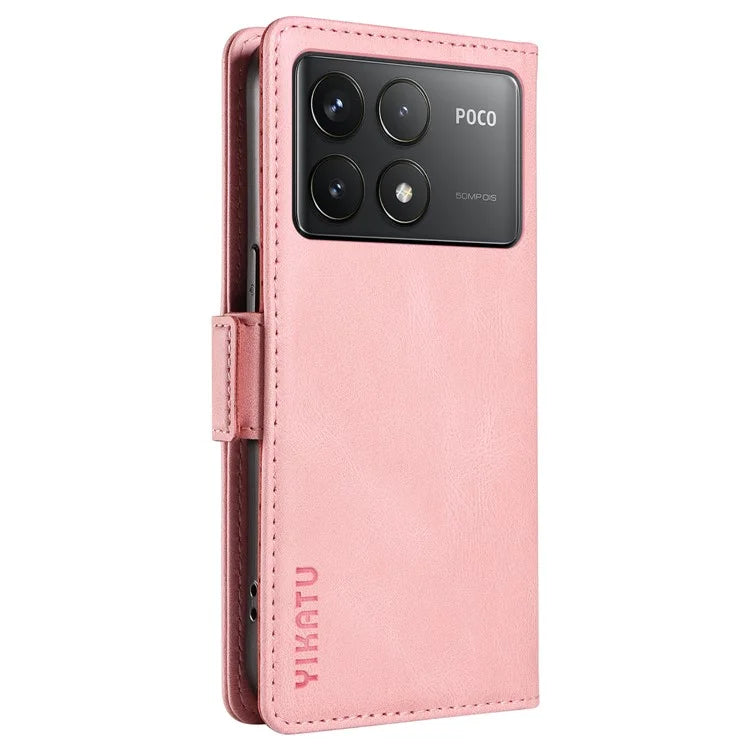 YIKATU YK-005 For Xiaomi Poco F6 Pro 5G / Redmi K70 5G / K70 Pro 5G Case Leather Wallet Phone Cover