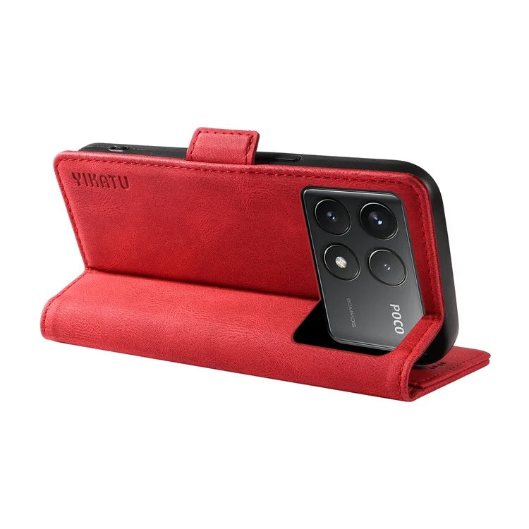 YIKATU YK-005 For Xiaomi Poco F6 Pro 5G / Redmi K70 5G / K70 Pro 5G Case Leather Wallet Phone Cover