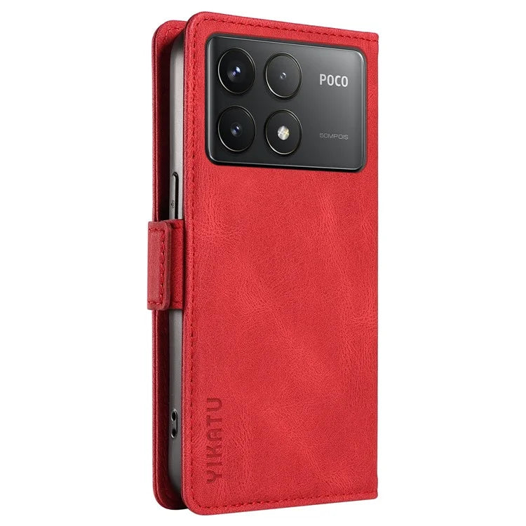 YIKATU YK-005 For Xiaomi Poco F6 Pro 5G / Redmi K70 5G / K70 Pro 5G Case Leather Wallet Phone Cover