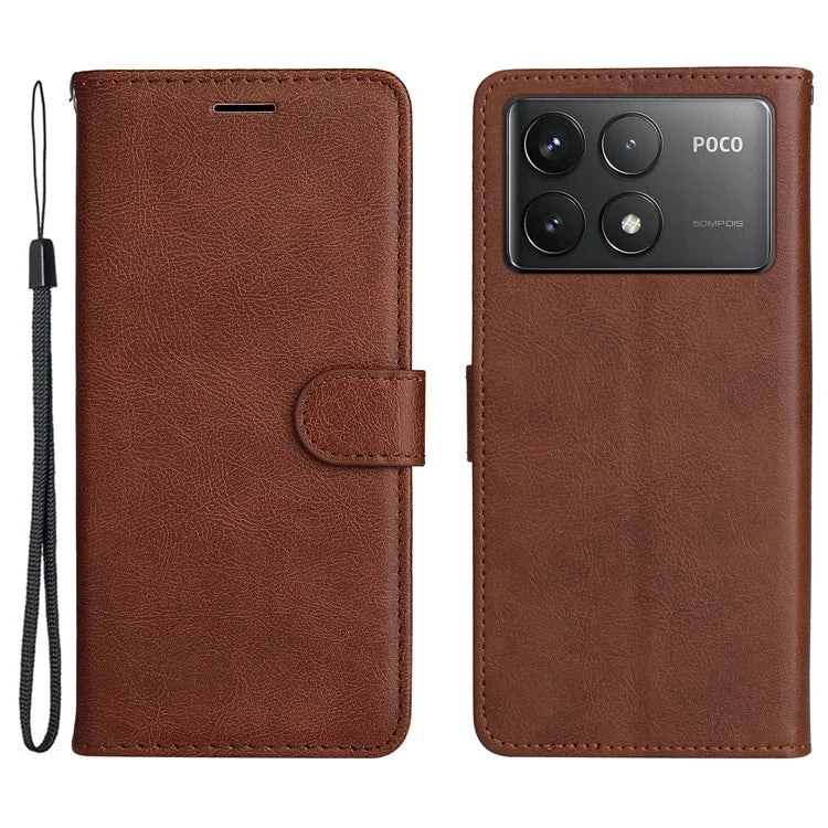 KT Leather Series-2 for Xiaomi Redmi K70 5G / K70 Pro 5G / Poco F6 Pro 5G Case Wallet Flip Leather Phone Cover