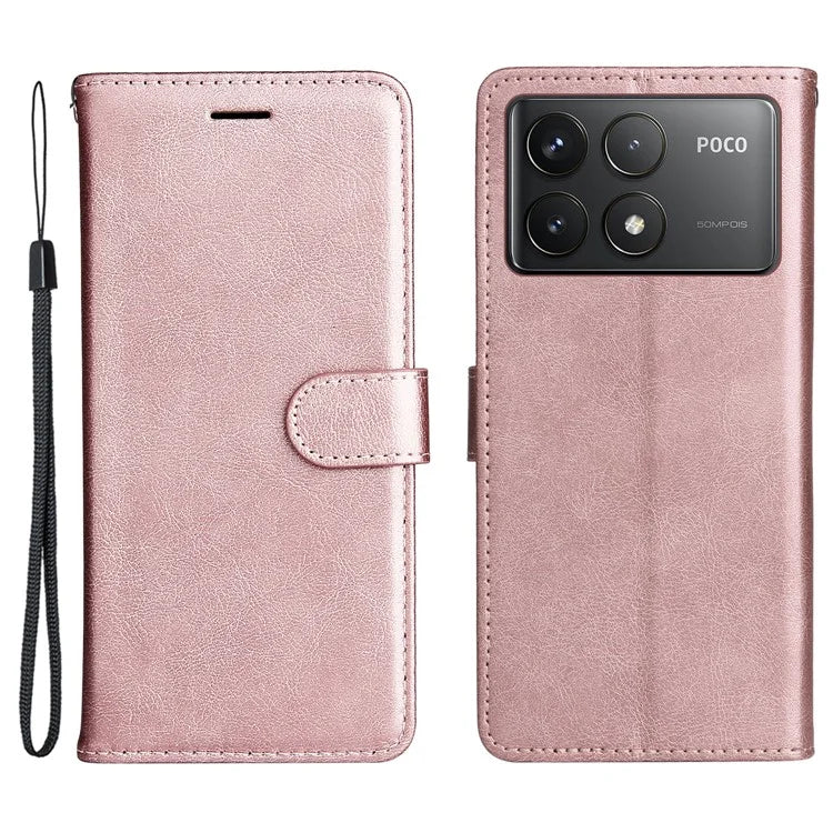 KT Leather Series-2 for Xiaomi Redmi K70 5G / K70 Pro 5G / Poco F6 Pro 5G Case Wallet Flip Leather Phone Cover