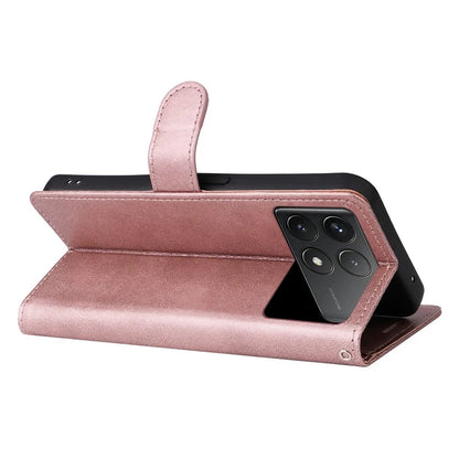 KT Leather Series-2 for Xiaomi Redmi K70 5G / K70 Pro 5G / Poco F6 Pro 5G Case Wallet Flip Leather Phone Cover