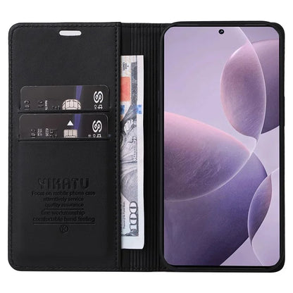 YIKATU YK-001 For Xiaomi Poco F6 Pro 5G / Redmi K70 5G / K70 Pro 5G Stand Case PU Leather Phone Cover