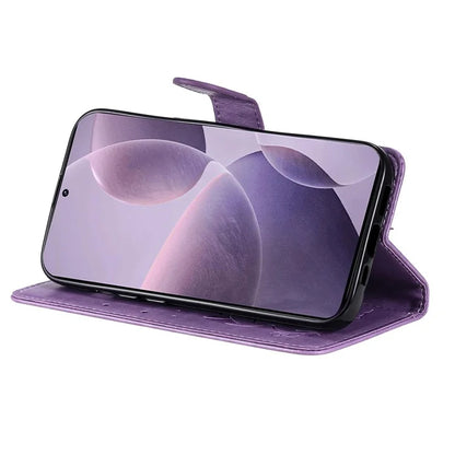 KT Imprinting Flower Series-4 For Xiaomi Redmi K70 5G / K70 Pro 5G / Poco F6 Pro 5G Case Leather Phone Cover