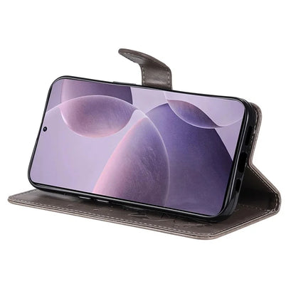 KT Imprinting Flower Series-4 For Xiaomi Redmi K70 5G / K70 Pro 5G / Poco F6 Pro 5G Case Leather Phone Cover